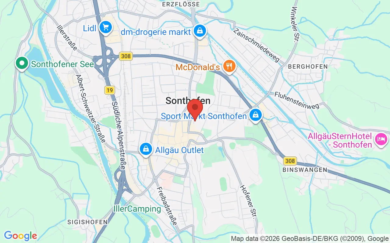 Zulassungsstelle Sonthofen auf der Karte