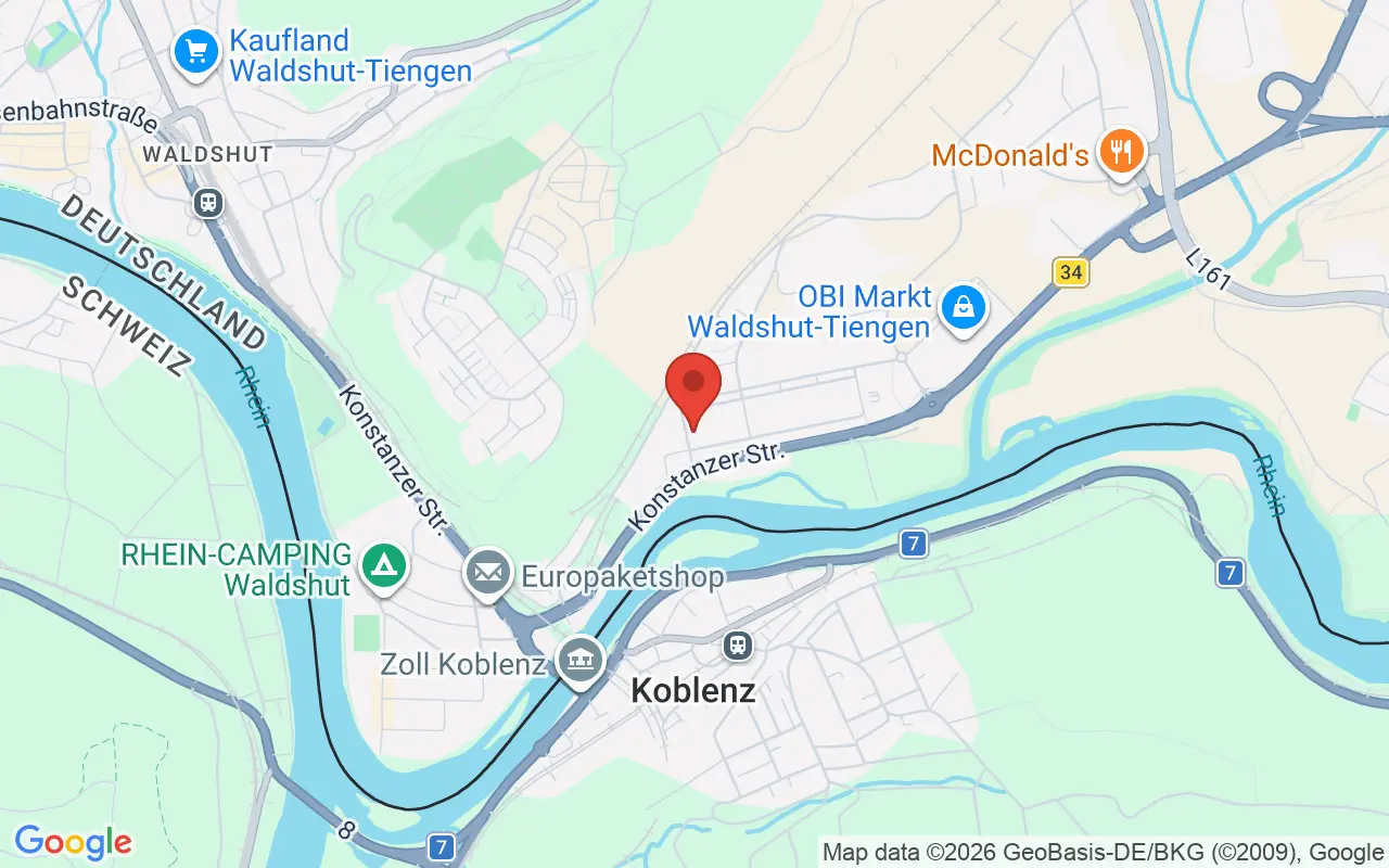 Zulassungsstelle Waldshut-Tiengen auf der Karte