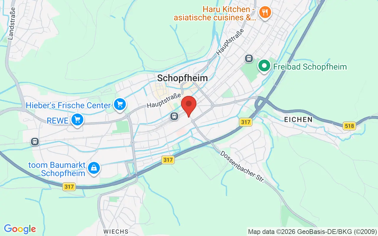 Zulassungsstelle Schopfheim auf der Karte