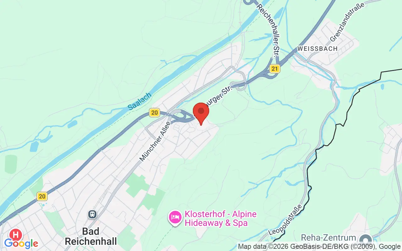 Zulassungsstelle Bad Reichenhall auf der Karte