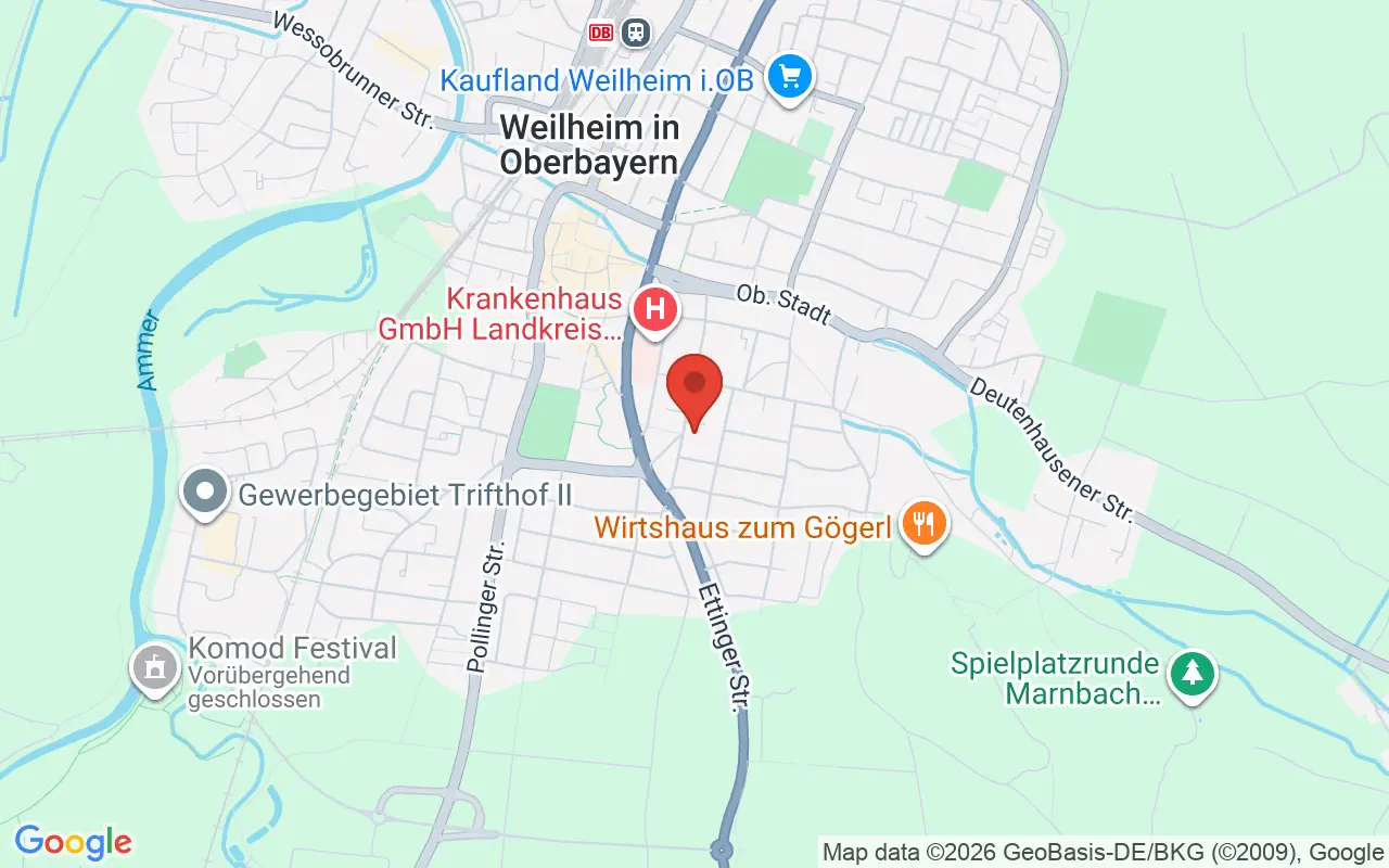 Zulassungsstelle Weilheim-Schongau auf der Karte