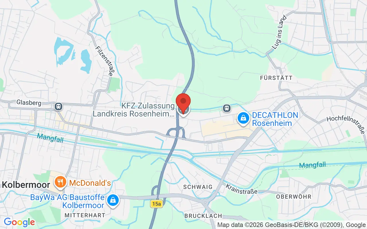 Zulassungsstelle Bad Aibling auf der Karte