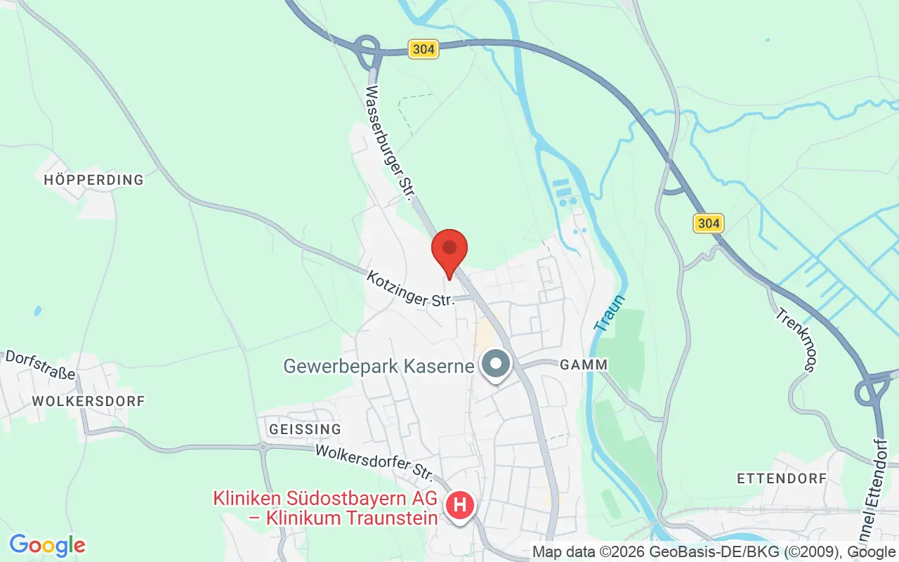 Zulassungsstelle Traunstein auf der Karte
