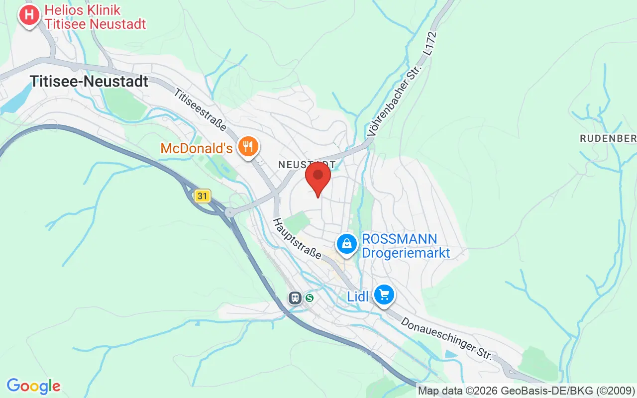 Zulassungsstelle Titisee-Neustadt auf der Karte