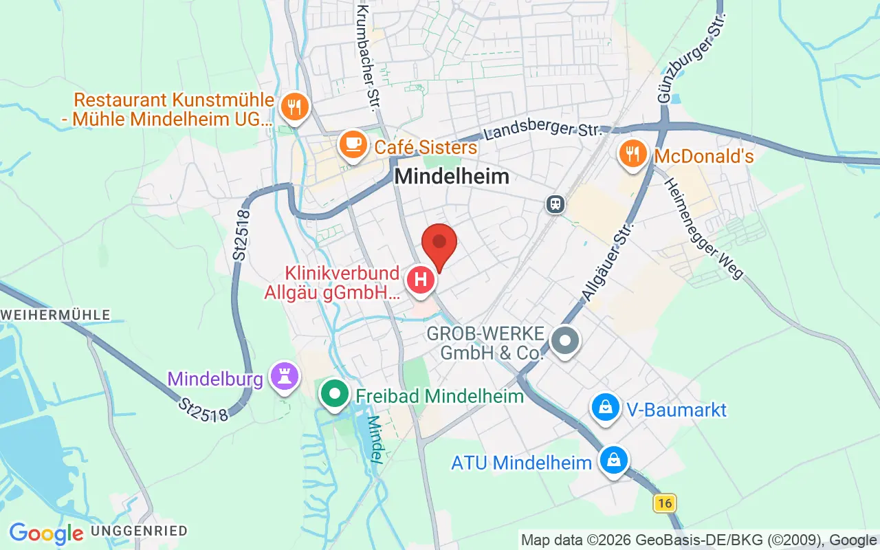 Zulassungsstelle Mindelheim auf der Karte