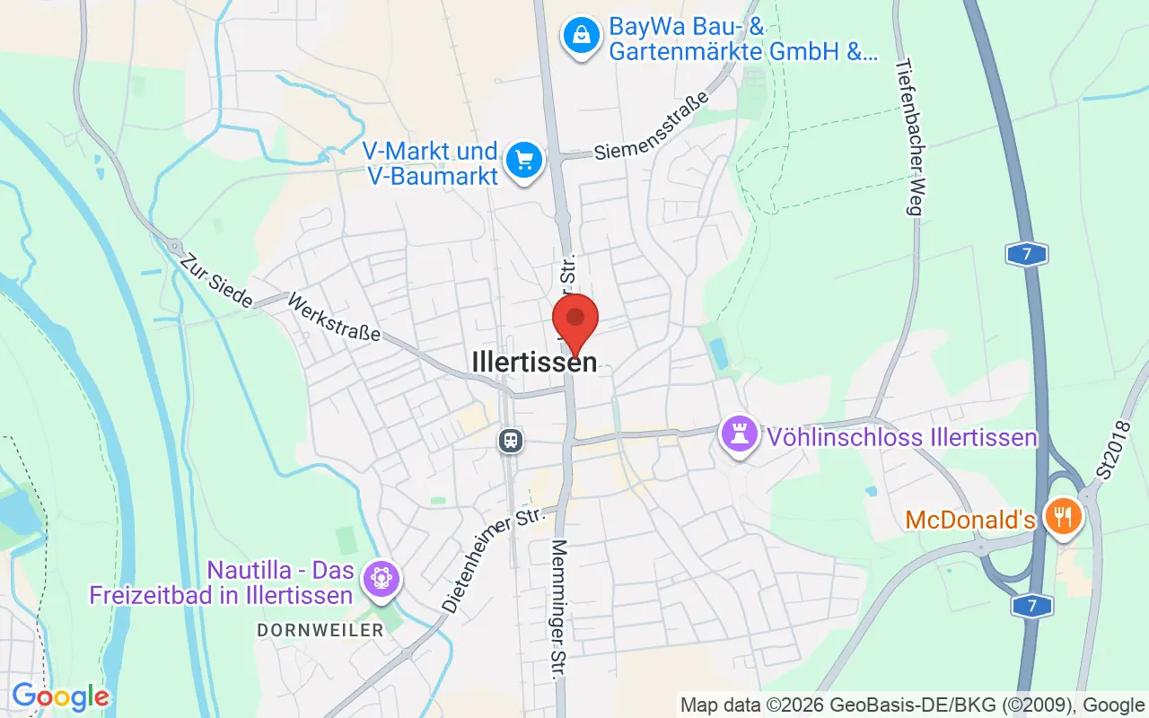 Zulassungsstelle Illertissen auf der Karte