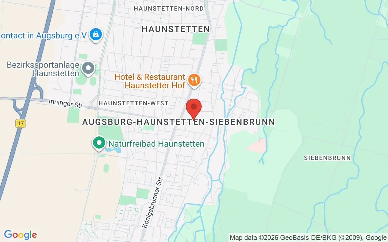 Zulassungsstelle Augsburg auf der Karte