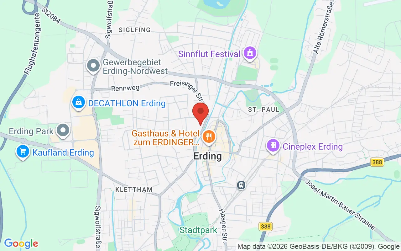Zulassungsstelle Erding auf der Karte
