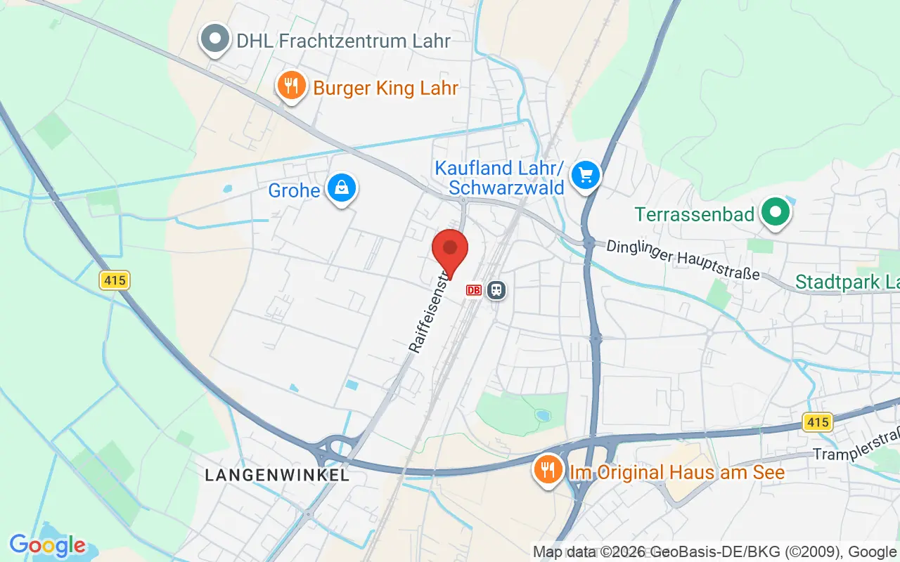 Zulassungsstelle Lahr auf der Karte