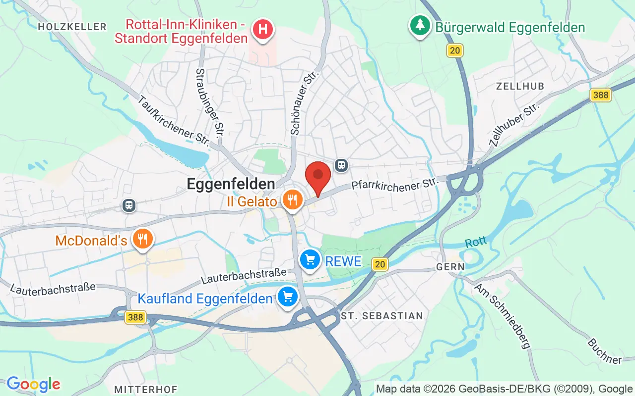Zulassungsstelle Eggenfelden auf der Karte