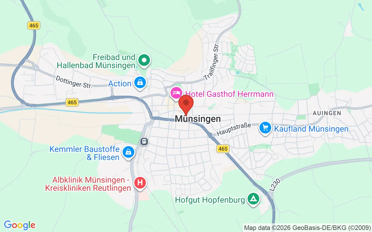 Zulassungsstelle Münsingen auf der Karte