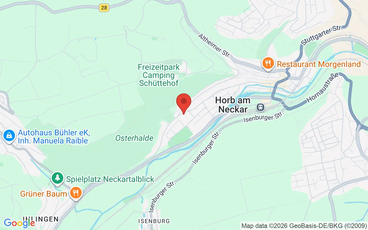 Zulassungsstelle Horb am Neckar auf der Karte