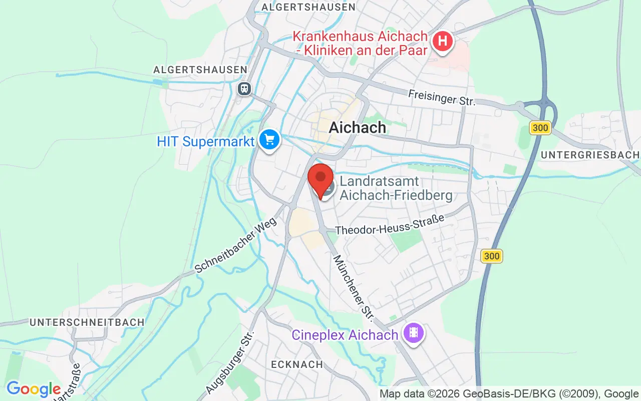 Zulassungsstelle Aichach-Friedberg auf der Karte