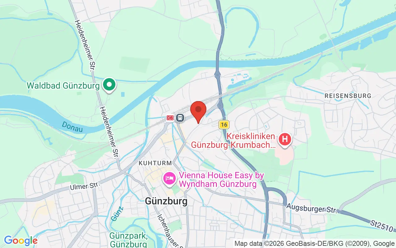 Zulassungsstelle Günzburg auf der Karte