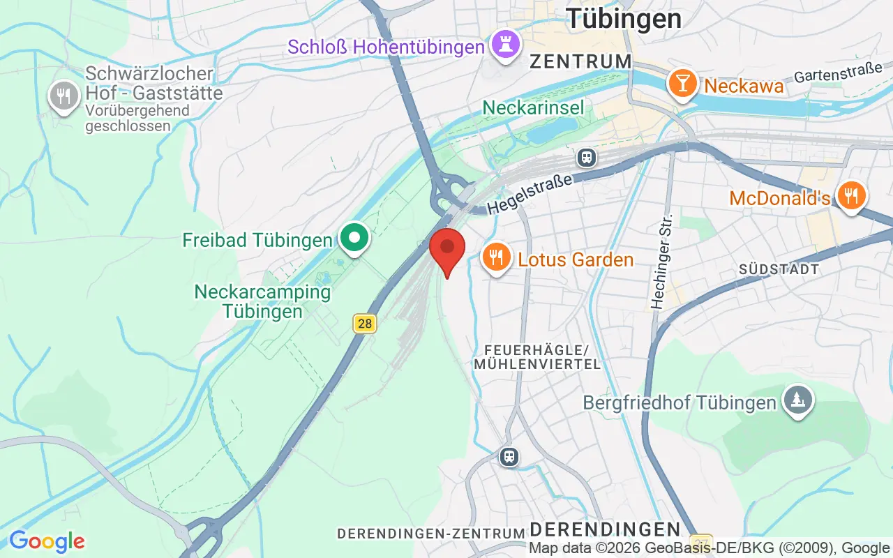 Zulassungsstelle Tübingen auf der Karte