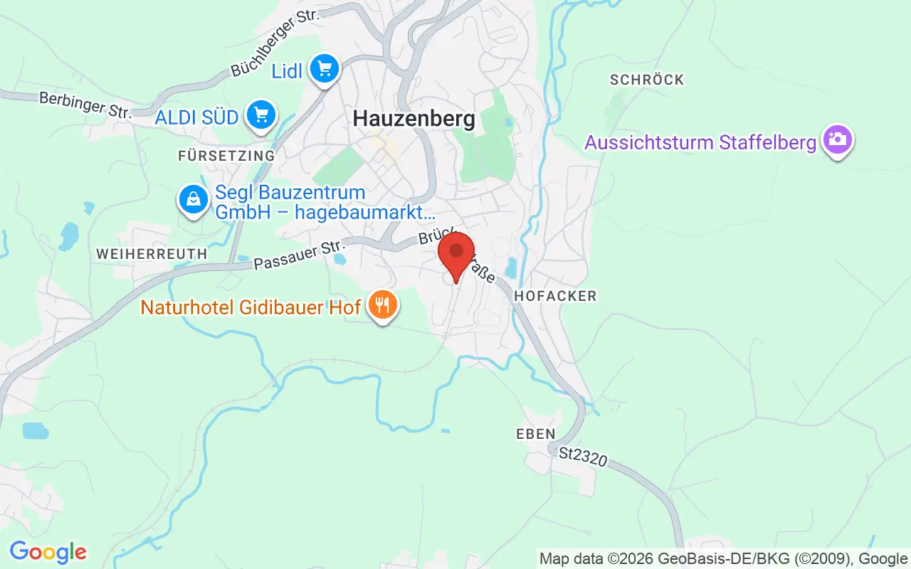 Zulassungsstelle Hauzenberg auf der Karte