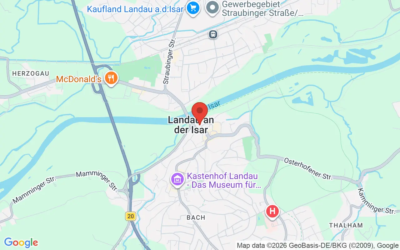 Zulassungsstelle Landau an der Isar auf der Karte