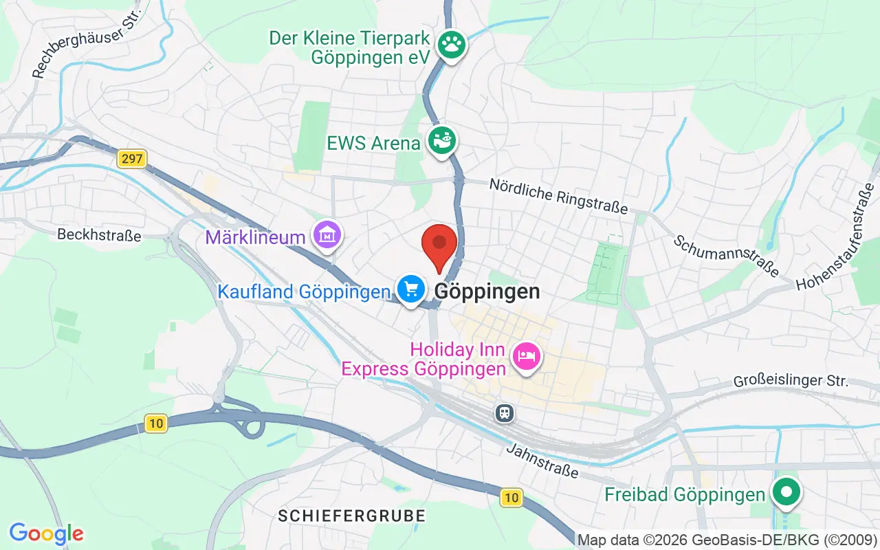 Zulassungsstelle Göppingen auf der Karte