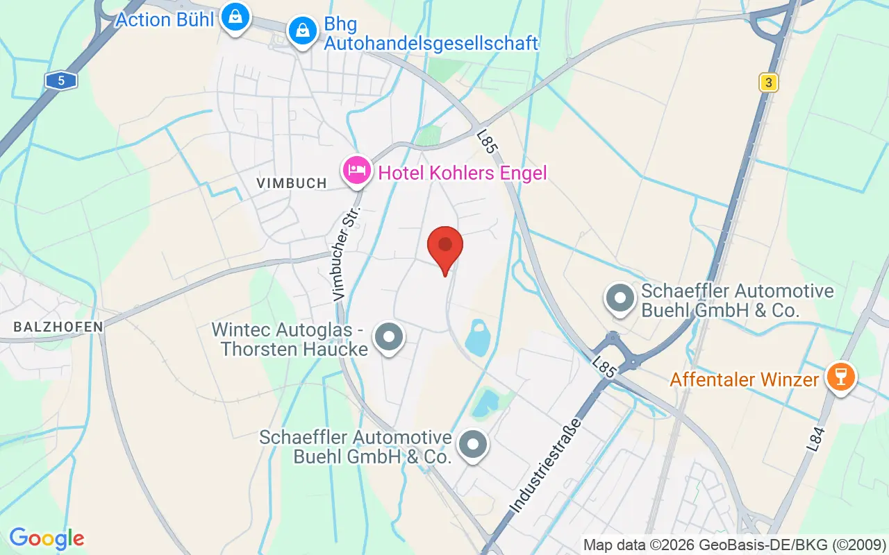 Zulassungsstelle Bühl auf der Karte