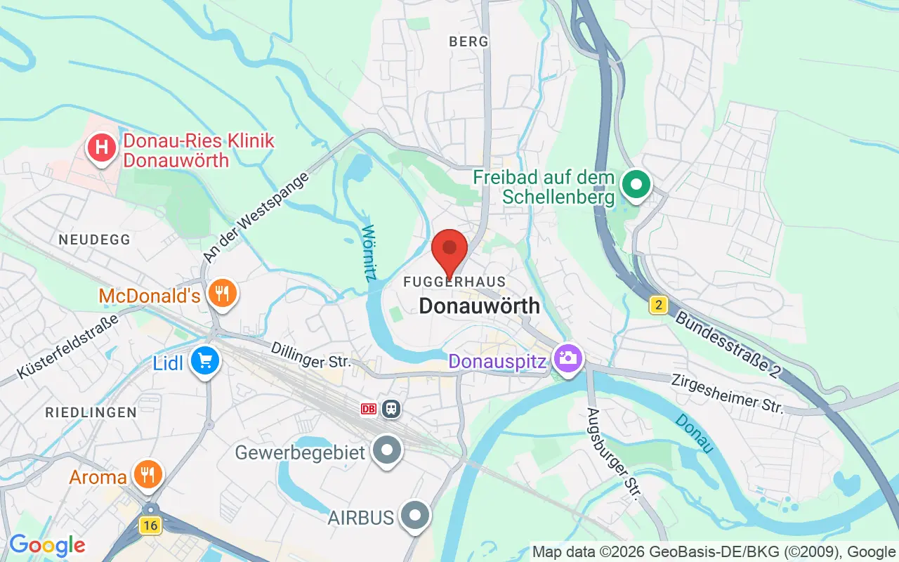 Zulassungsstelle Donauwörth auf der Karte