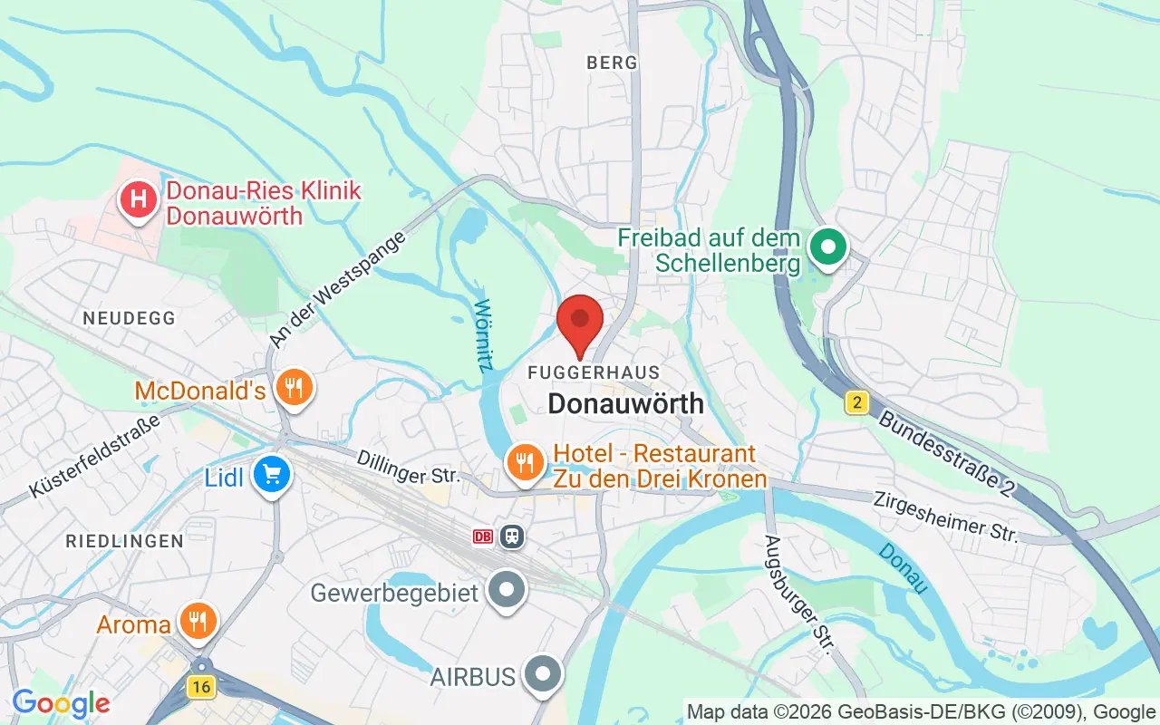 Zulassungsstelle Donau-Ries (Landkreis) auf der Karte