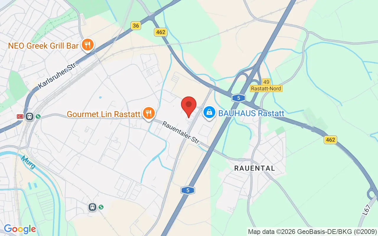Zulassungsstelle Rastatt auf der Karte