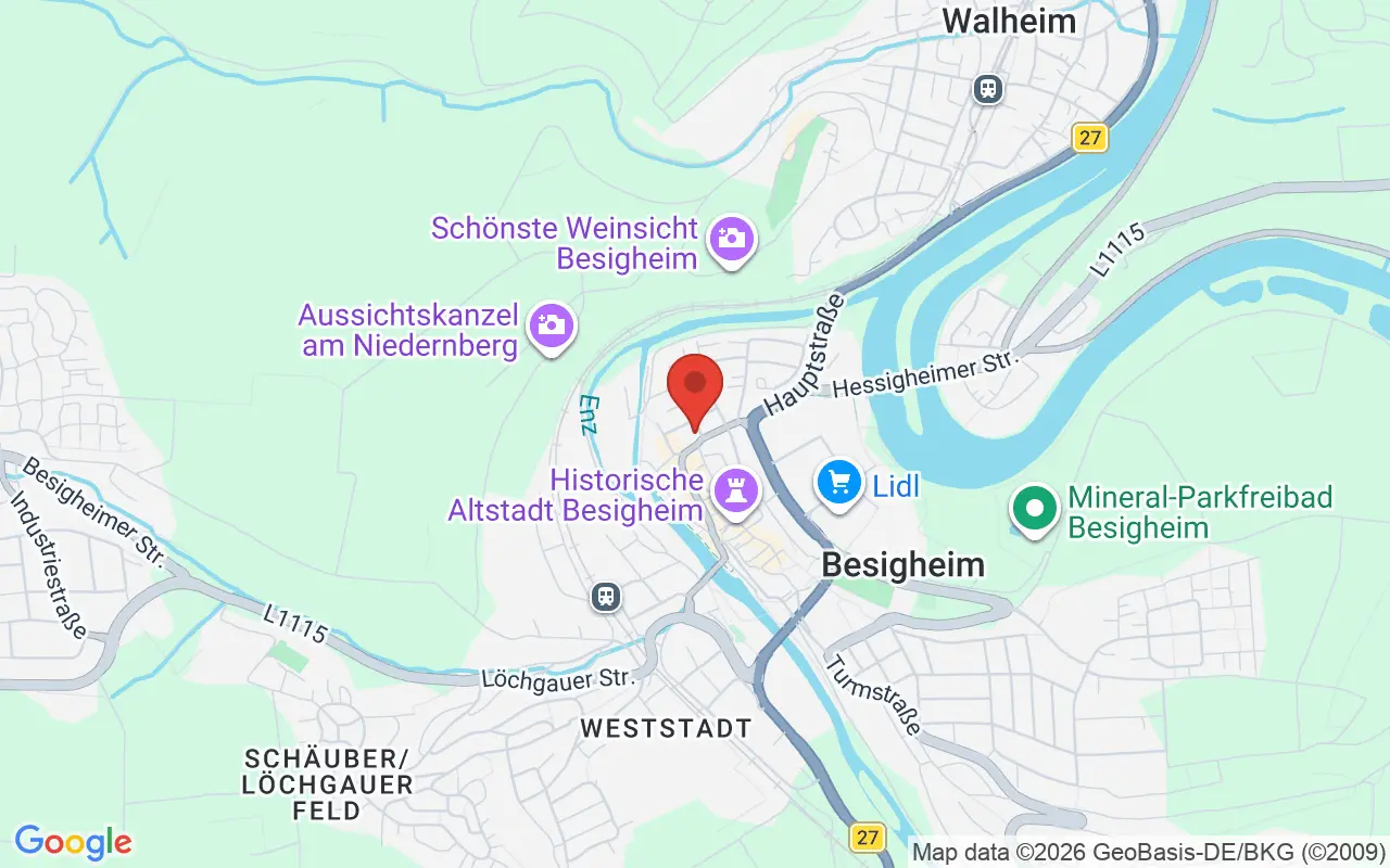 Zulassungsstelle Besigheim auf der Karte