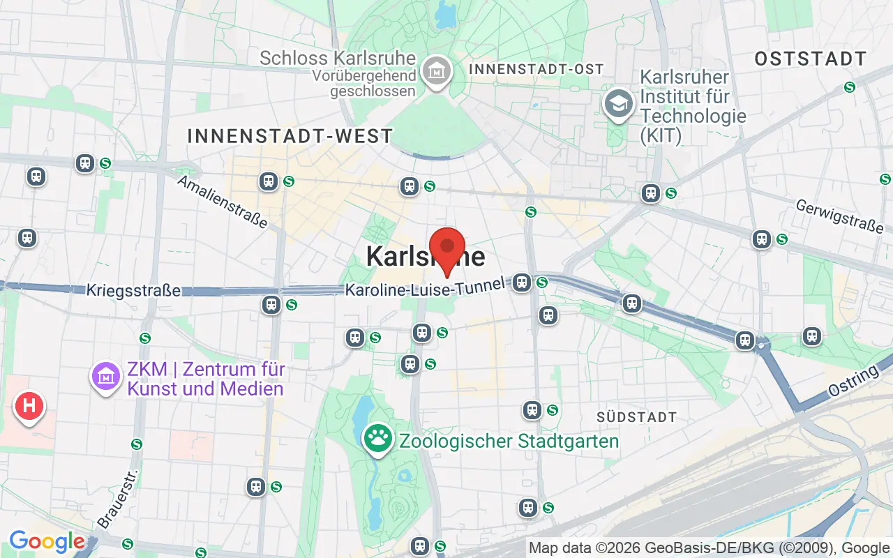Zulassungsstelle Karlsruhe (Landkreis) auf der Karte