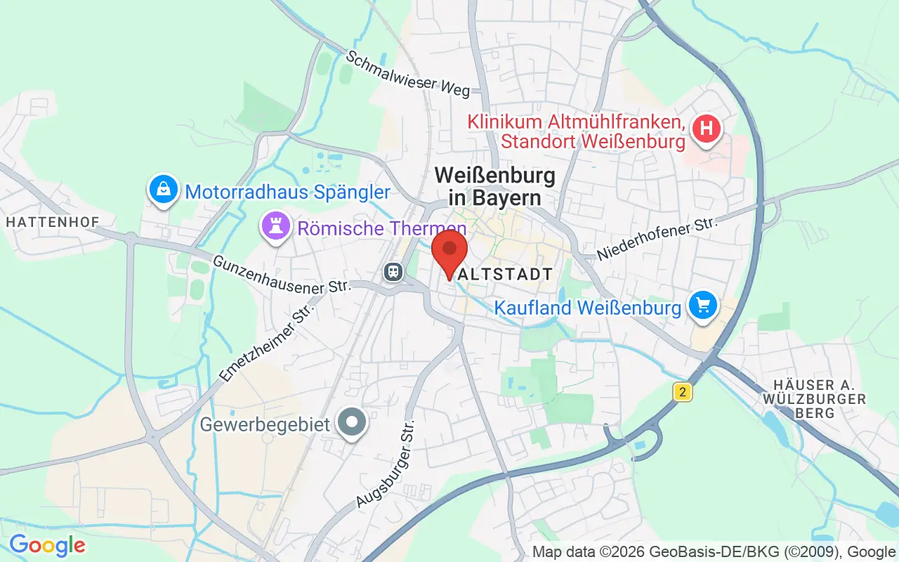 Zulassungsstelle Weißenburg-Gunzenhausen auf der Karte