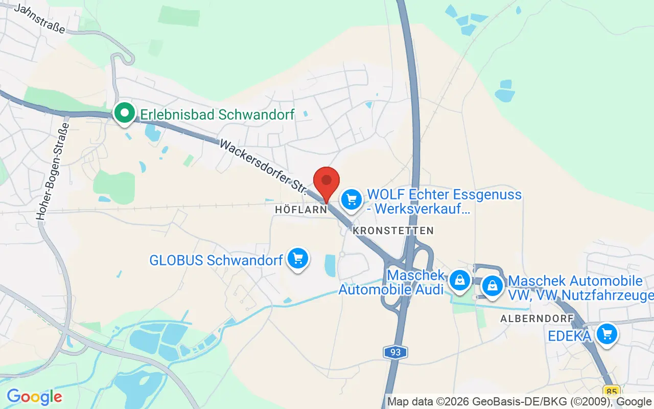 Zulassungsstelle Schwandorf auf der Karte