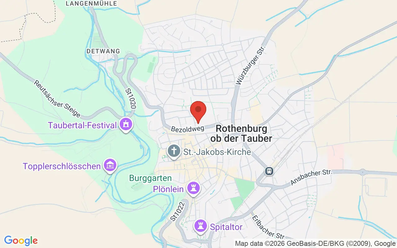 Zulassungsstelle Rotenburg ob der Tauber auf der Karte