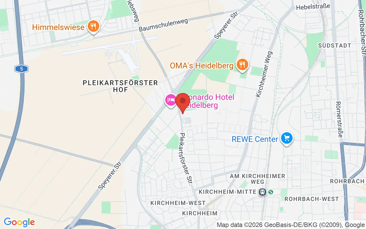 Zulassungsstelle Heidelberg auf der Karte