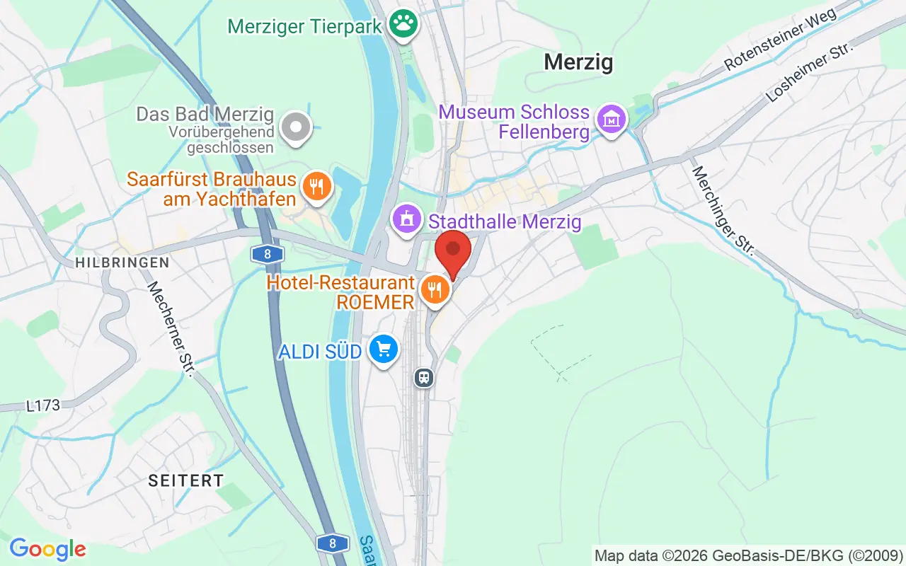 Zulassungsstelle Merzig-Wadern auf der Karte