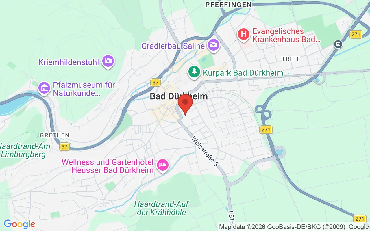 Zulassungsstelle Bad Dürkheim auf der Karte