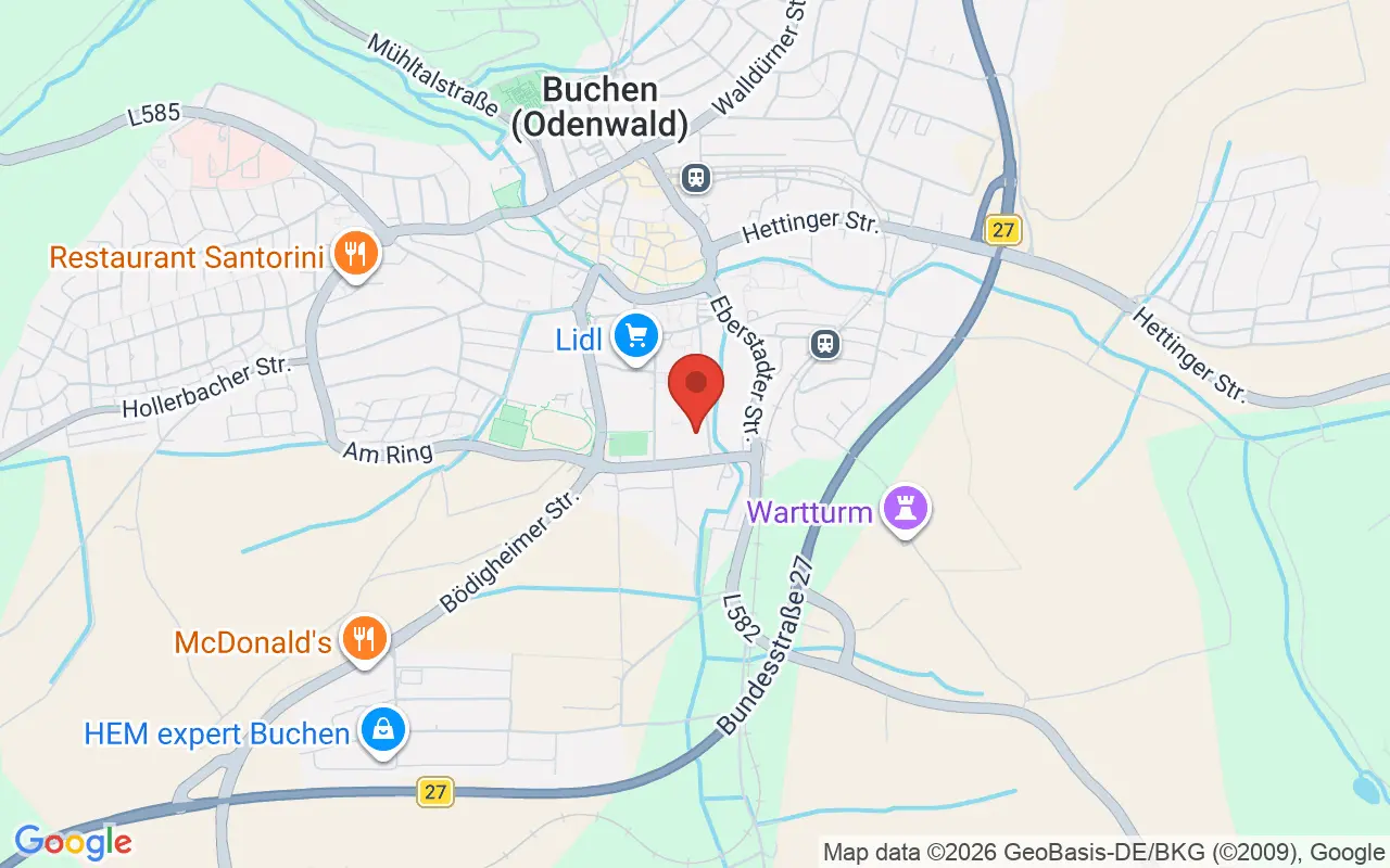 Zulassungsstelle Buchen (Odenwald) auf der Karte