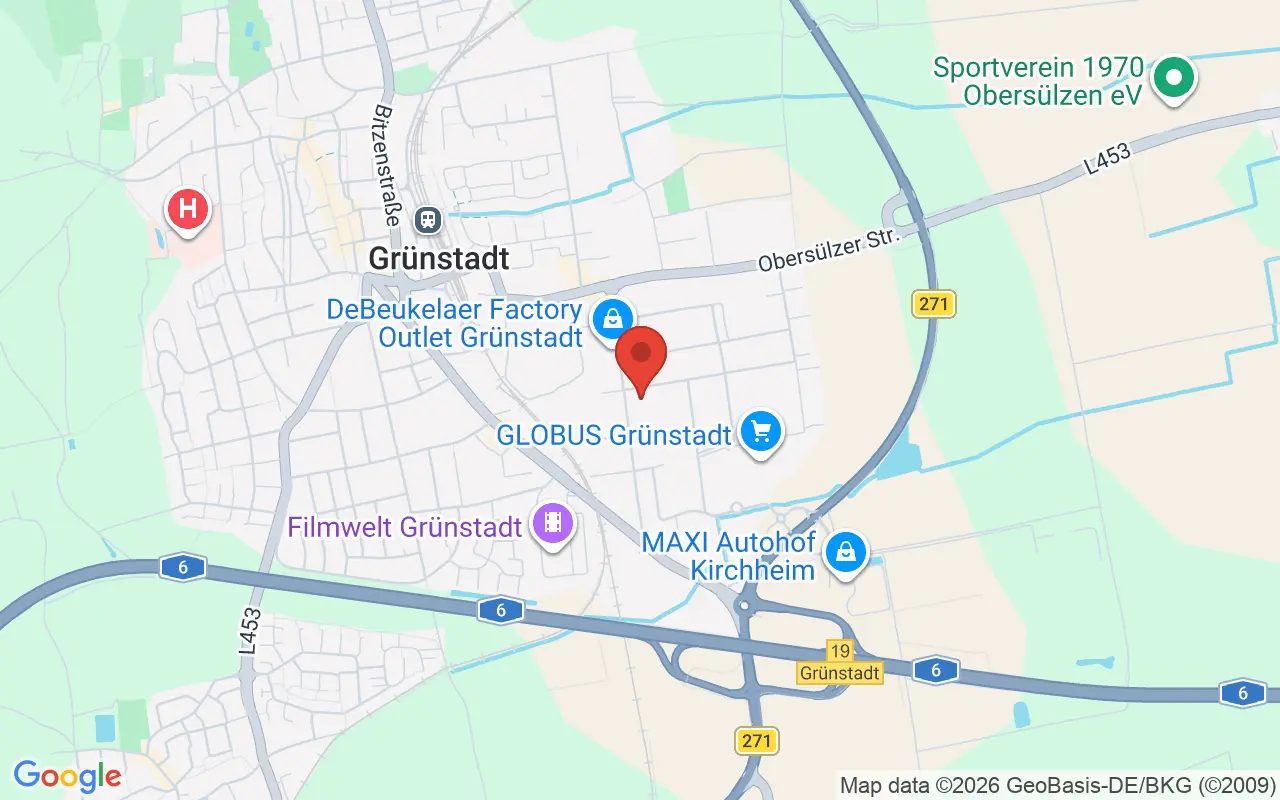 Zulassungsstelle Grünstadt auf der Karte