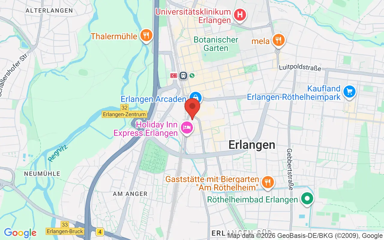 Zulassungsstelle Erlangen-Höchstadt auf der Karte