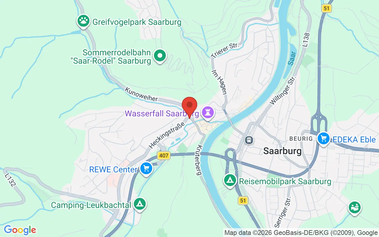 Zulassungsstelle Trier-Saarburg auf der Karte