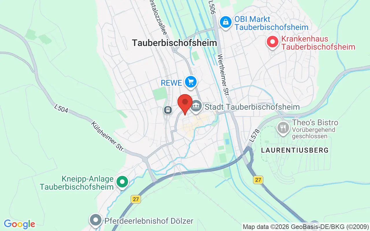 Zulassungsstelle Tauberbischofsheim auf der Karte