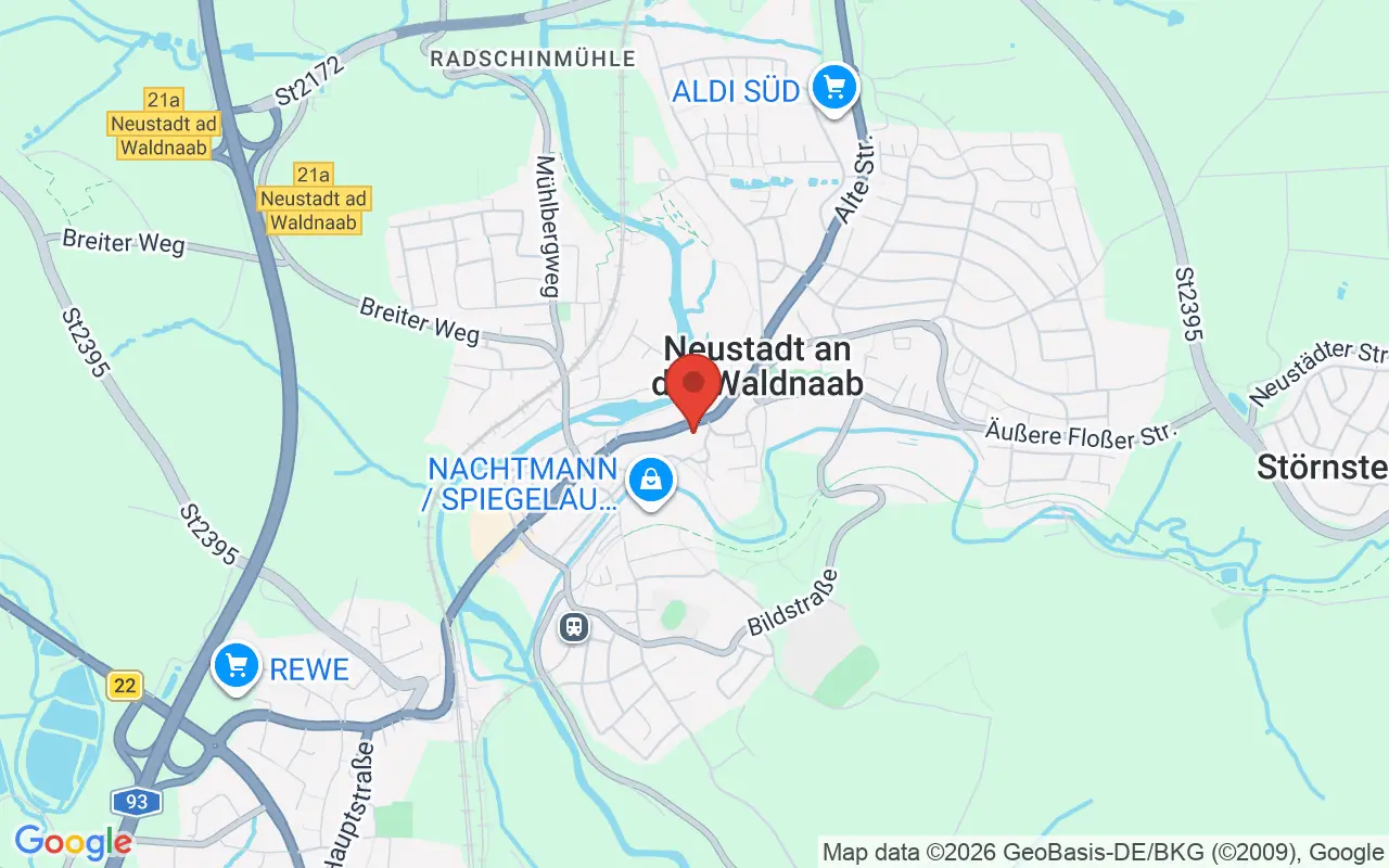 Zulassungsstelle Neustadt an der Waldnaab auf der Karte