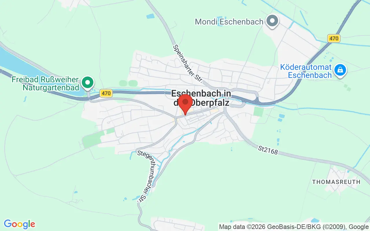 Zulassungsstelle Eschenbach in der Oberpfalz auf der Karte