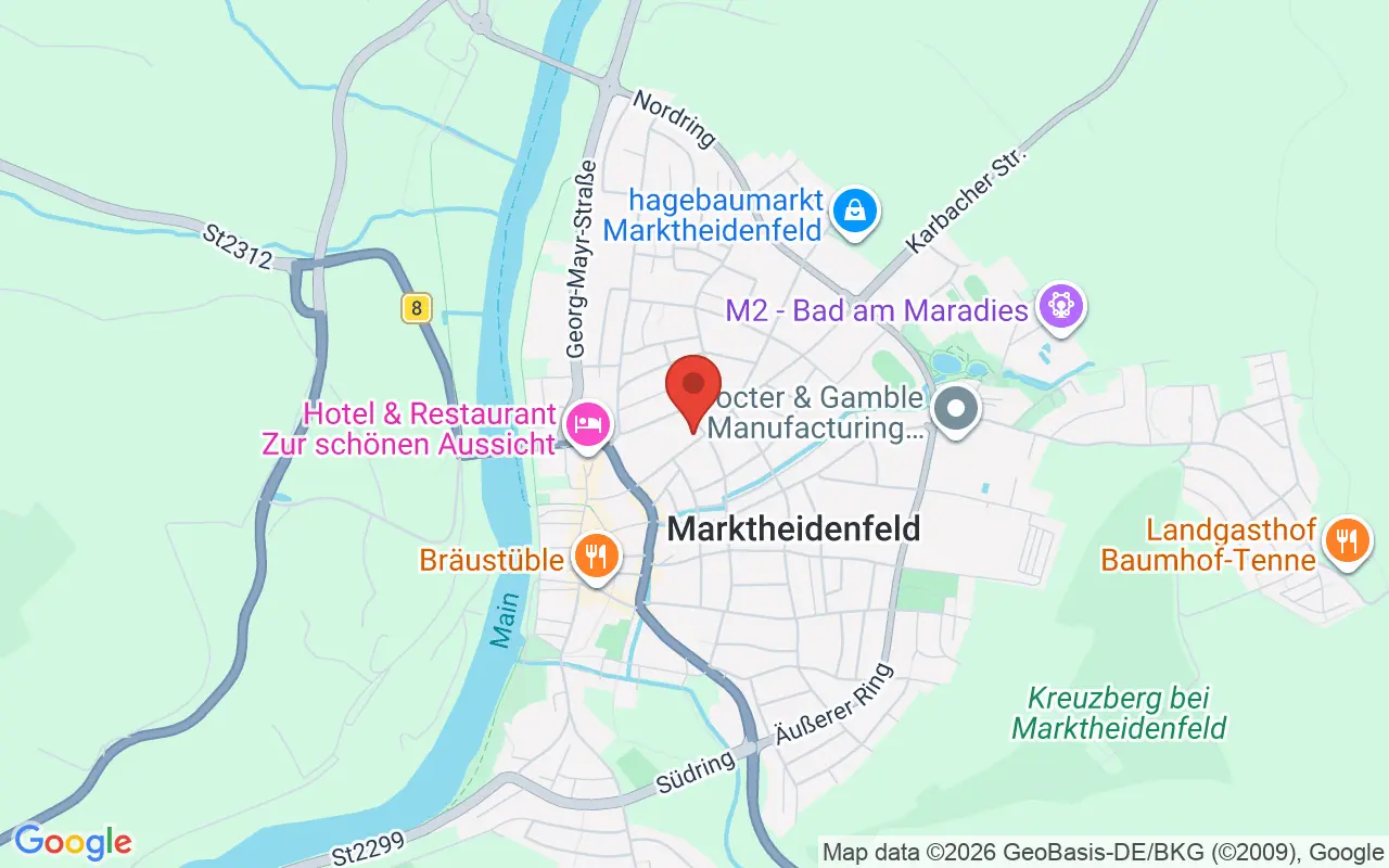 Zulassungsstelle Marktheidenfeld auf der Karte