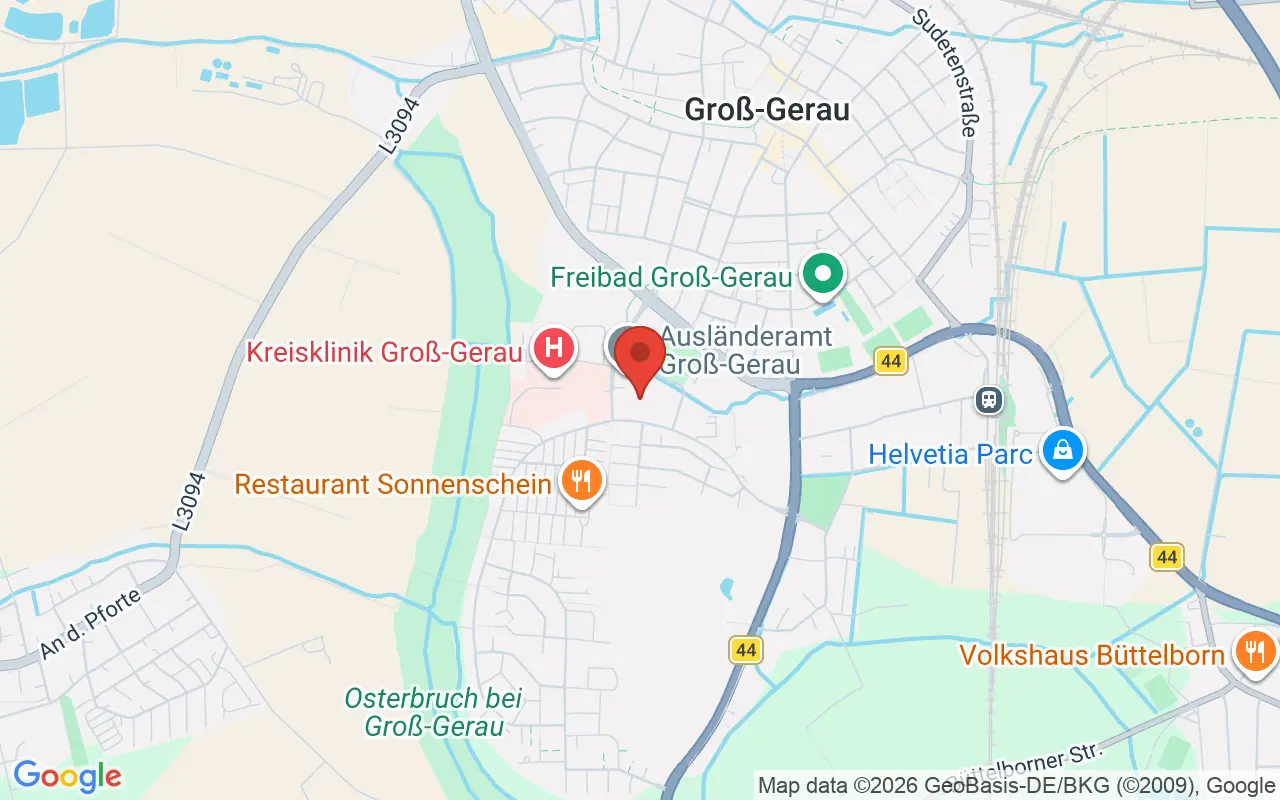 Zulassungsstelle Groß-Gerau auf der Karte
