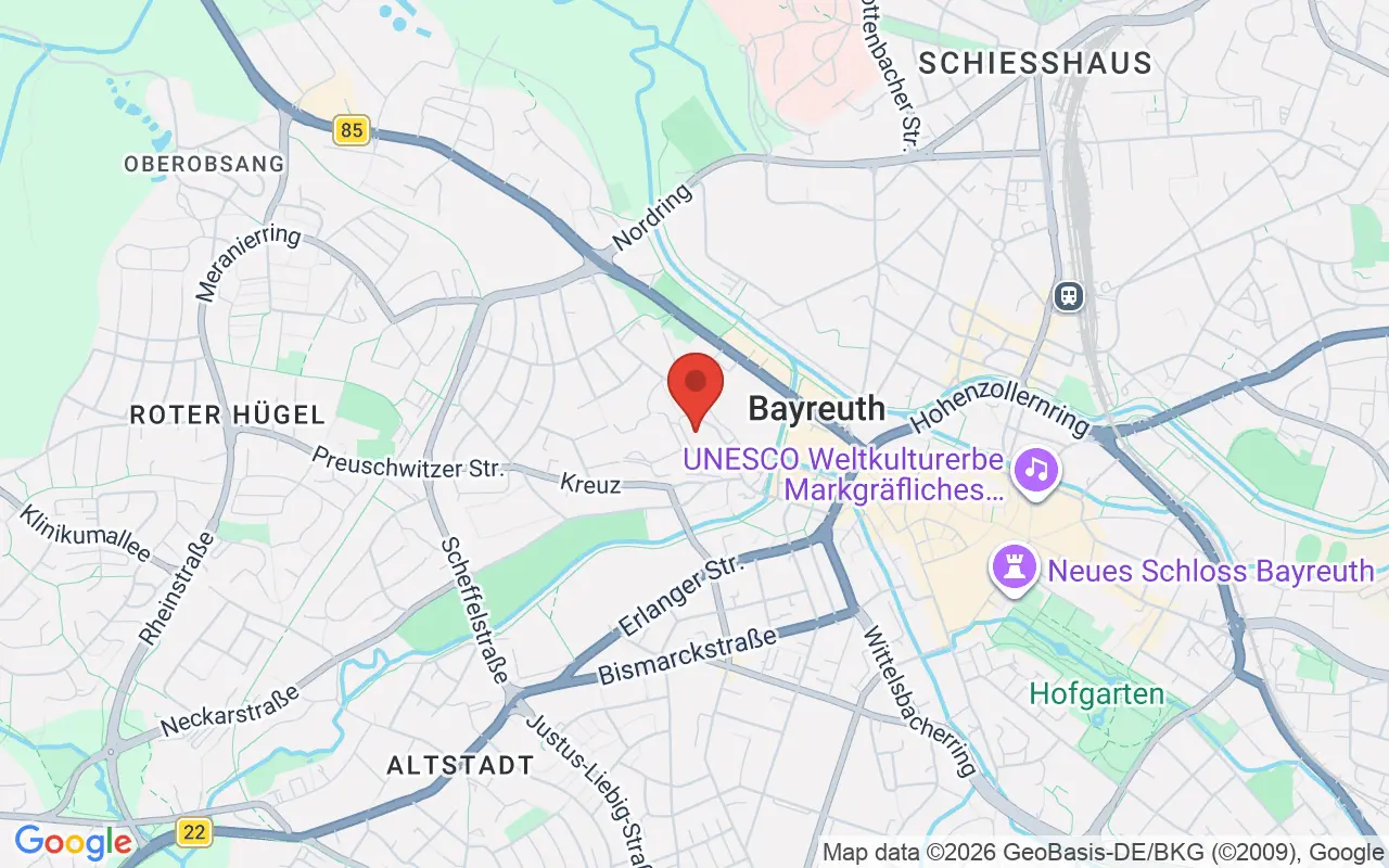 Zulassungsstelle Bayreuth (Stadt) auf der Karte