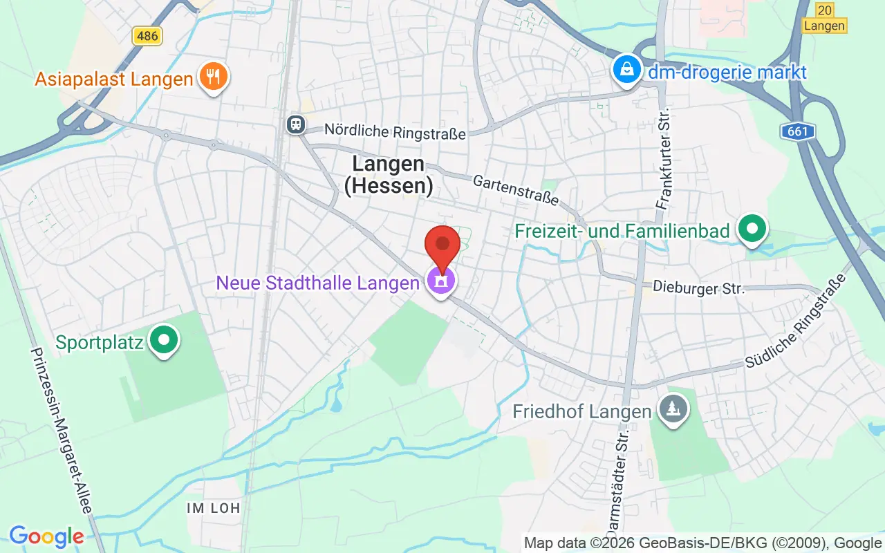 Zulassungsstelle Langen auf der Karte