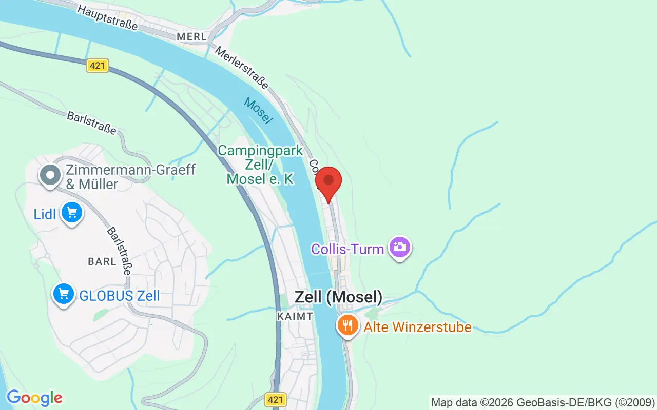 Zulassungsstelle Zell auf der Karte