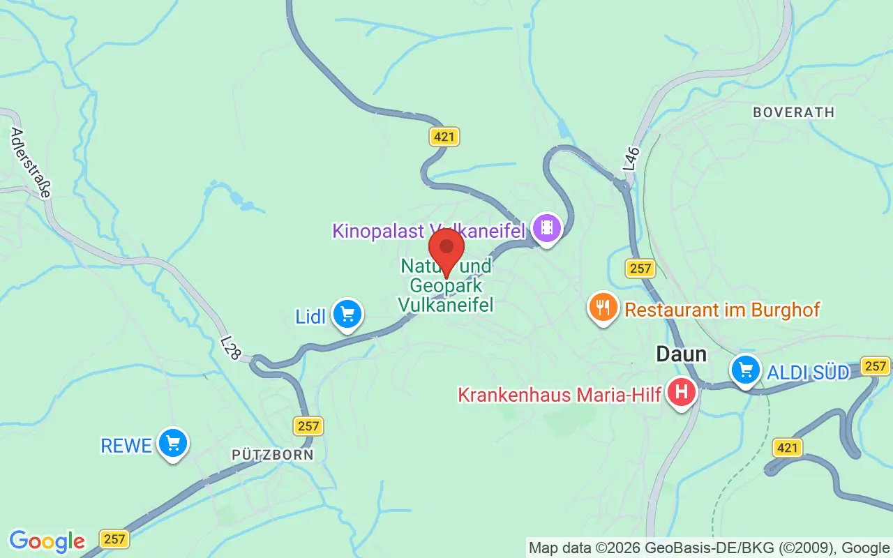 Zulassungsstelle Daun auf der Karte