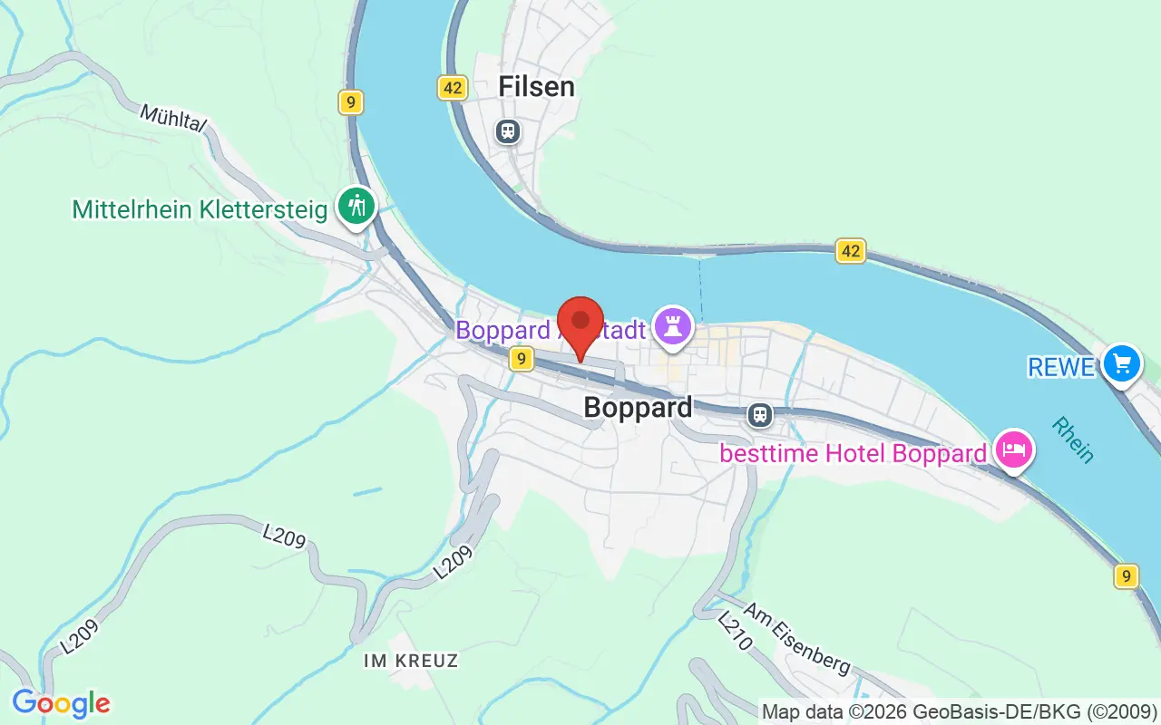 Zulassungsstelle Boppard auf der Karte