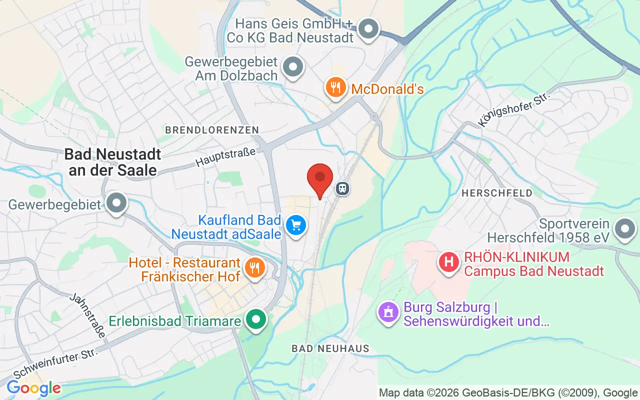 Zulassungsstelle Bad Neustadt an der Saale auf der Karte