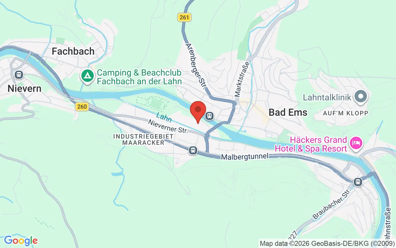 Zulassungsstelle Bad Ems auf der Karte